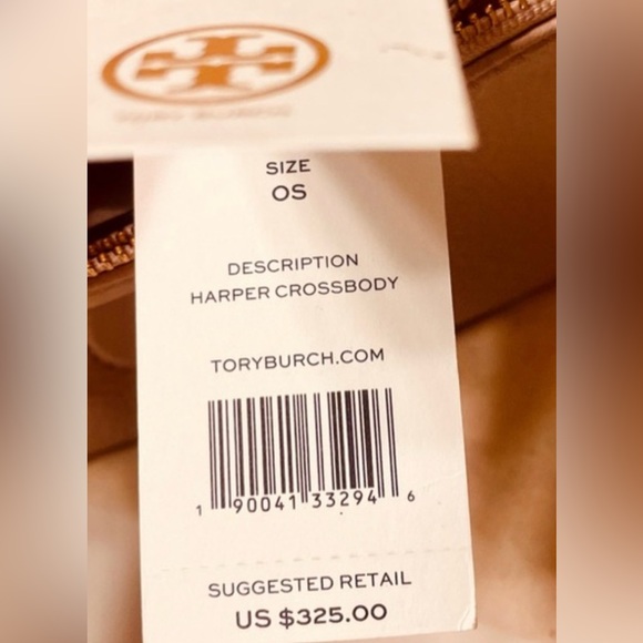 TORY BURCH "HARPER" PINK SHELL LEATHER CROSSBODY BAG 🌟EUC🌟 - Picture 15 of 17